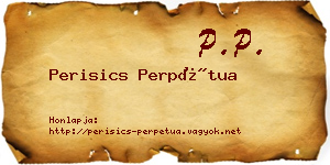 Perisics Perpétua névjegykártya